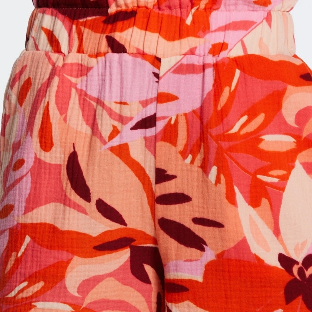 Ella Rafaela Women's 100% Cotton Floral Pull On Shorts NEW Size 2X Retro - Picture 3 of 16